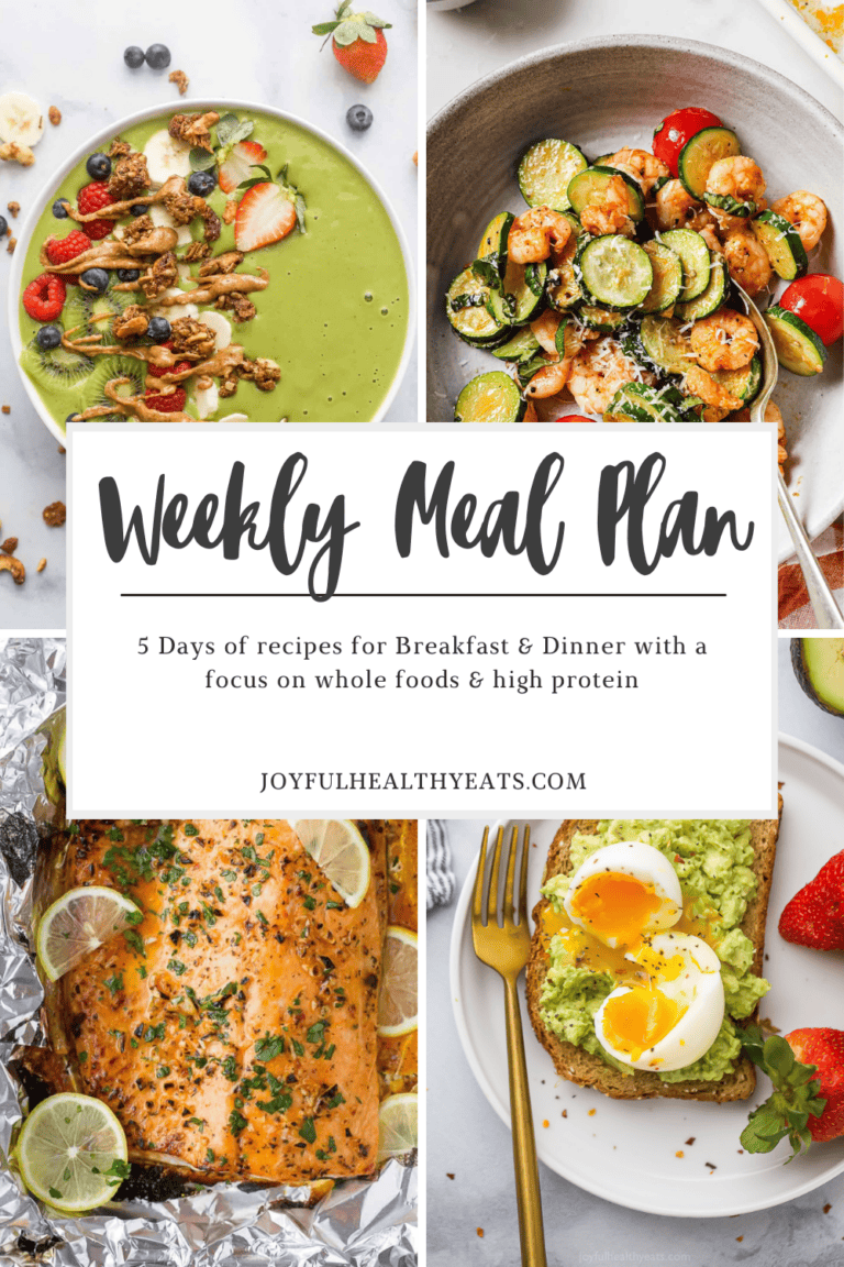 Weekly Meal Plan #33