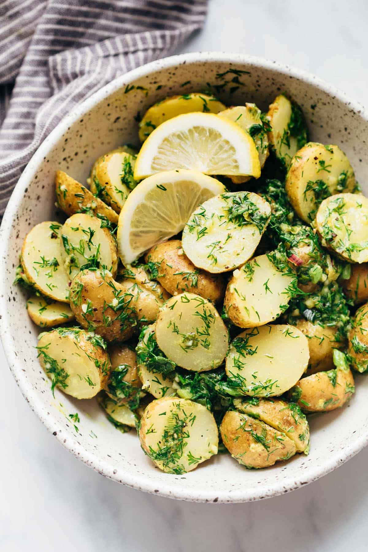 Healthy Lemon Dill Potato Salad (No Mayo)