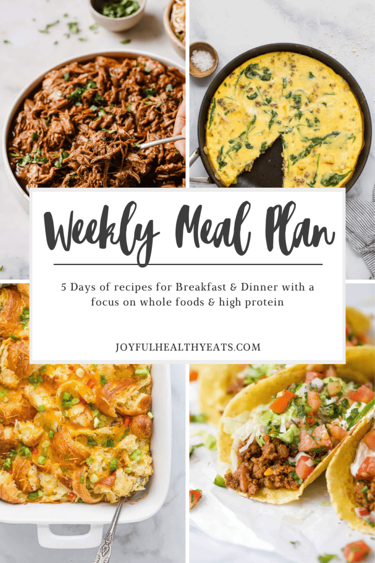 Weekly Meal Plan #35