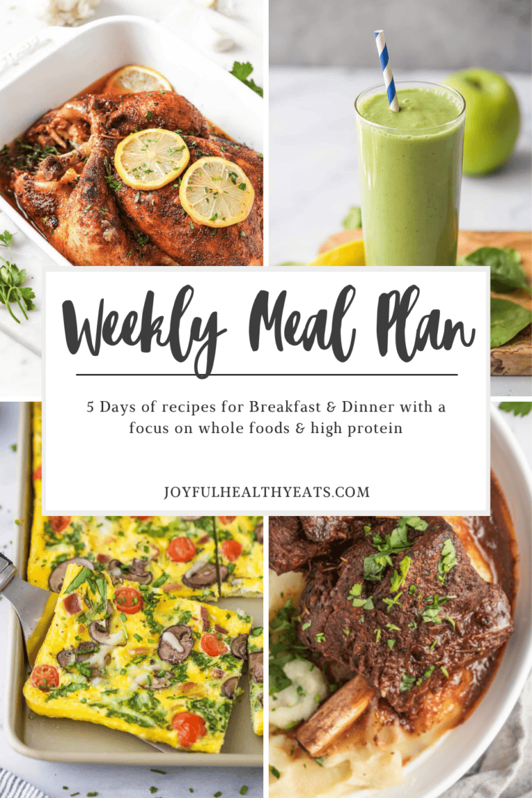 Weekly Meal Plan #36