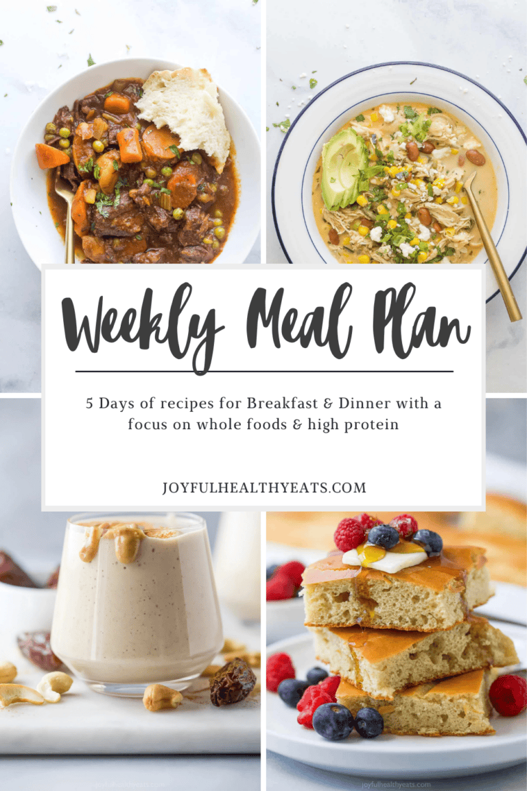 Weekly Meal Plan #37