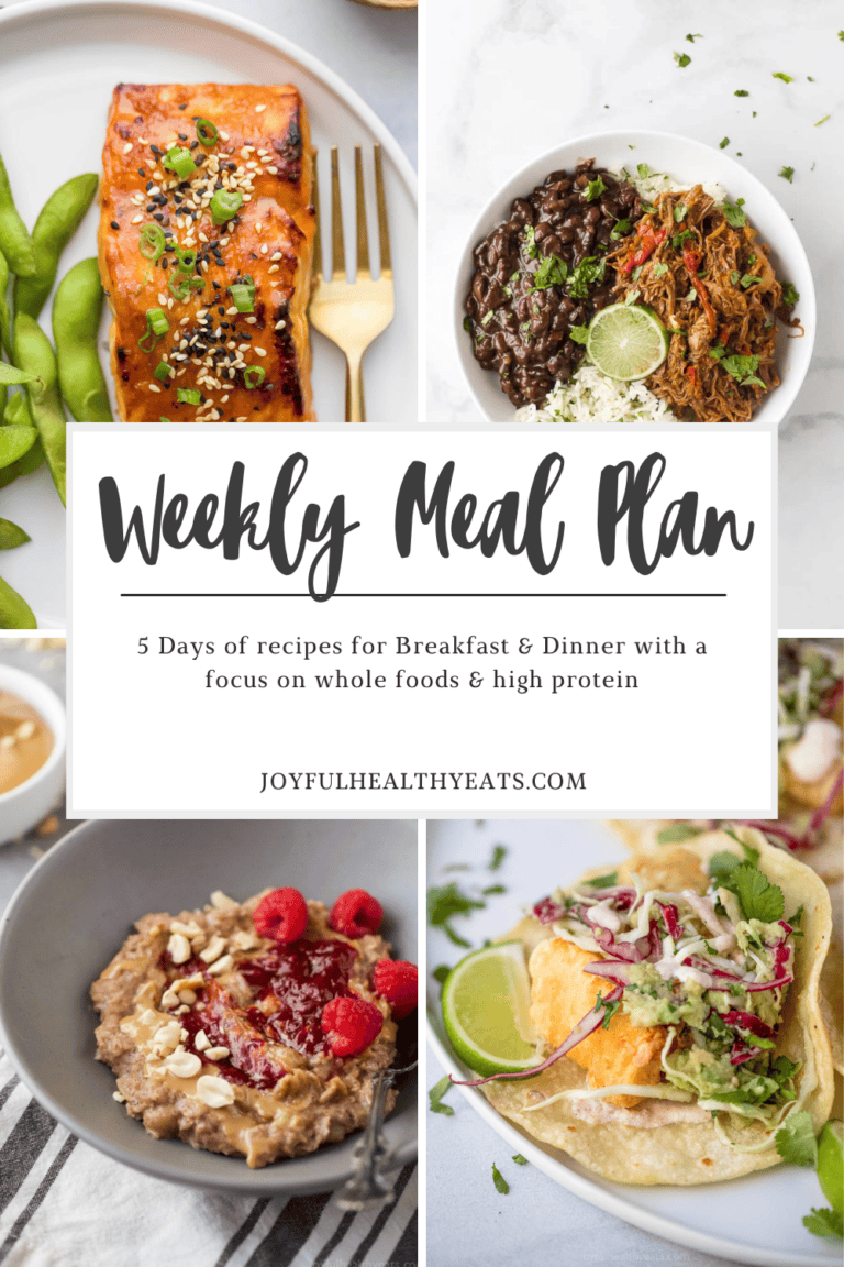 Weekly Meal Plan #38
