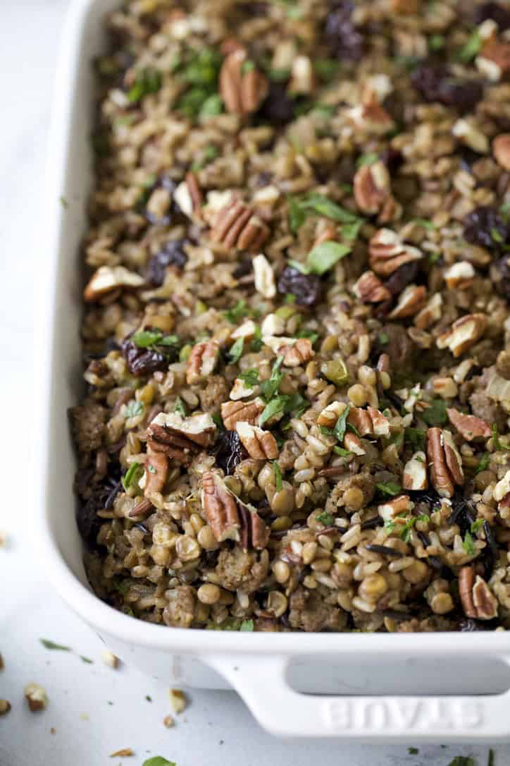 Wild Rice & Lentil Stuffing