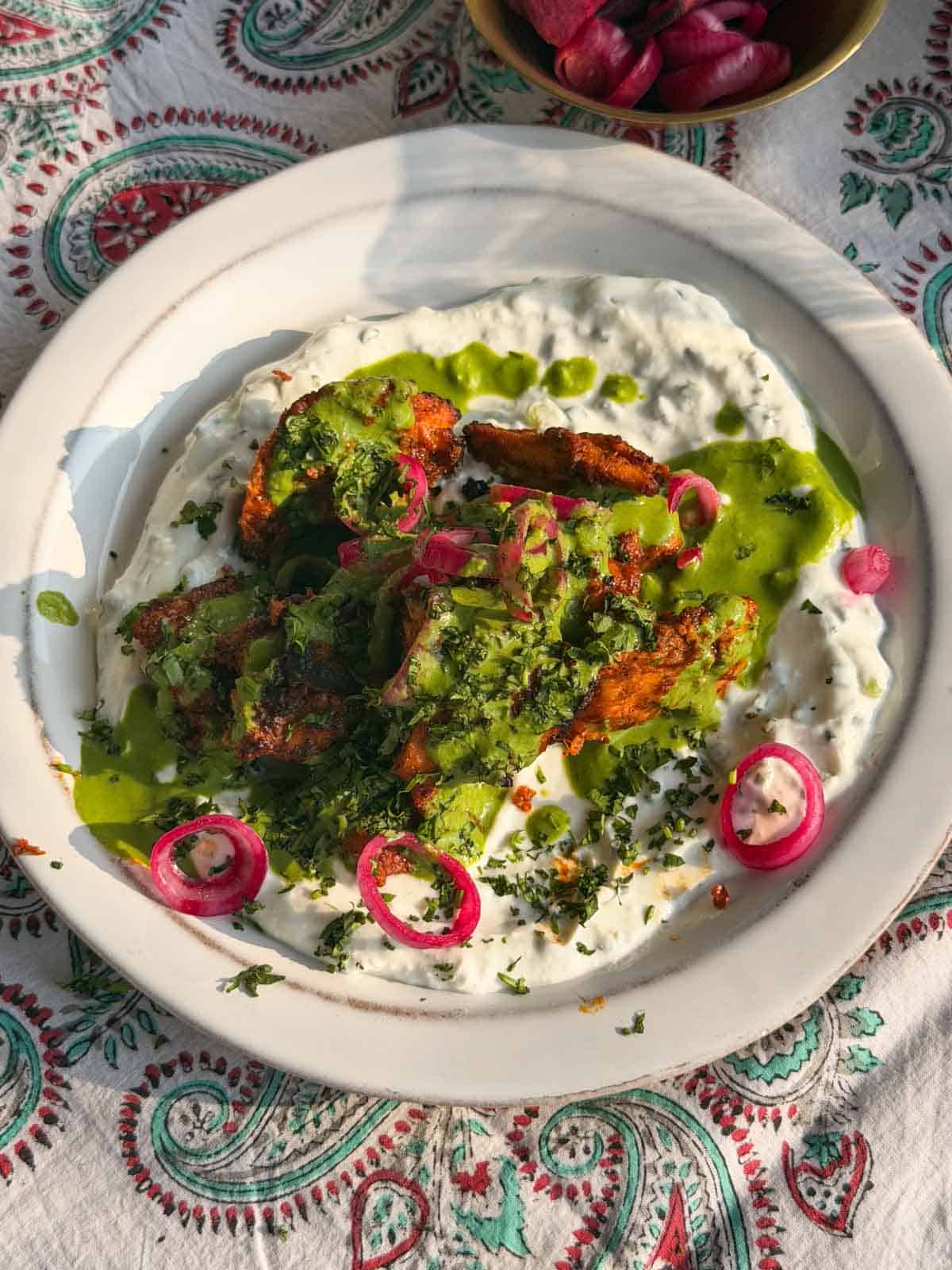 Tandoori Chicken Bites in the air fryer