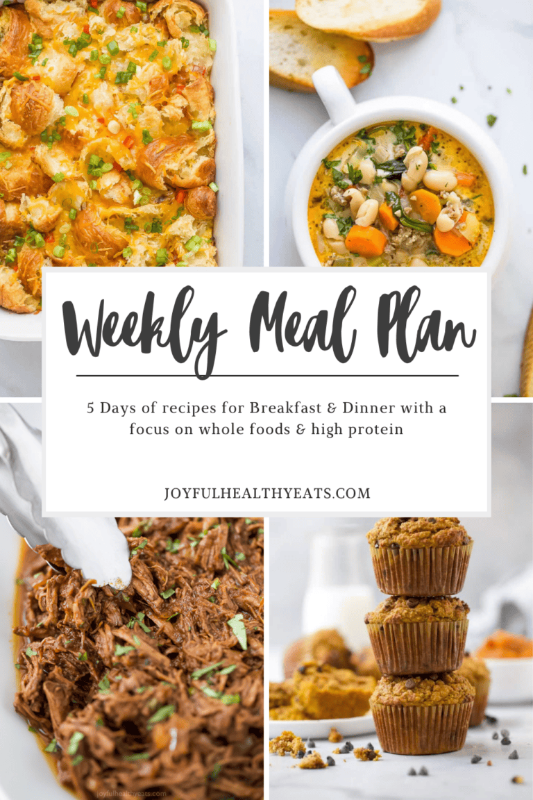 Weekly Meal Plan #39