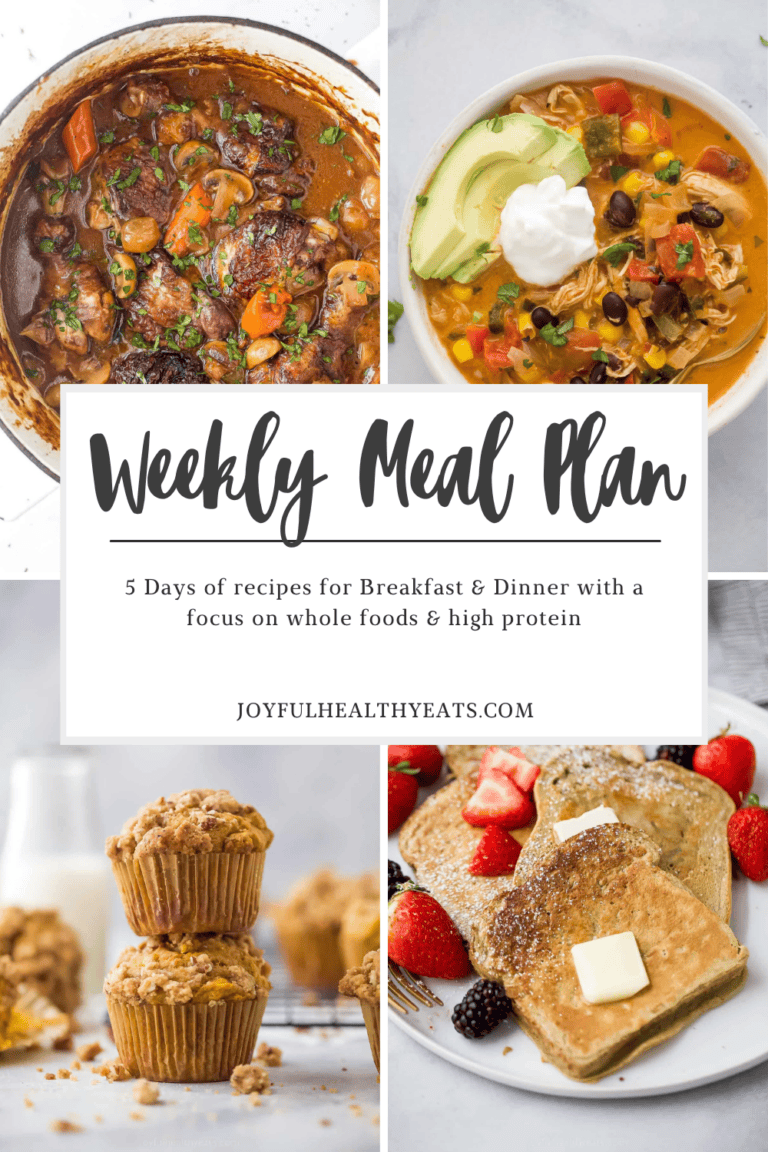 Weekly Meal Plan 40