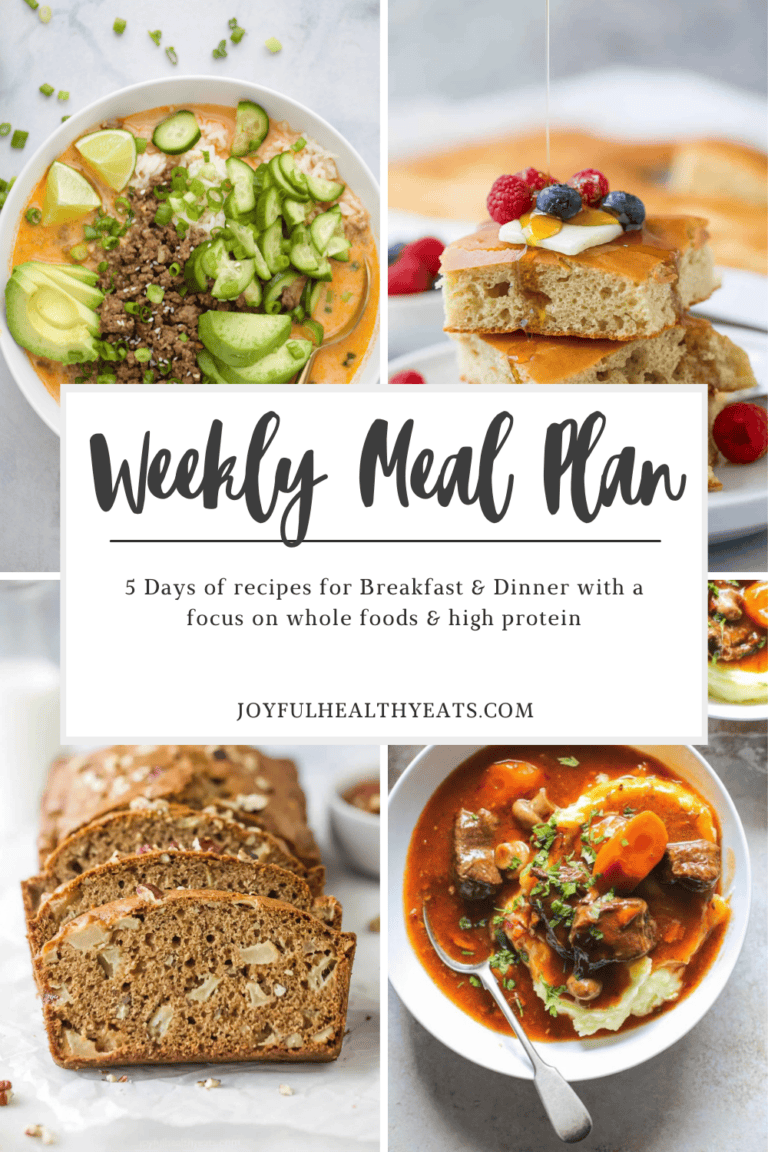 Weekly Meal Plan #41