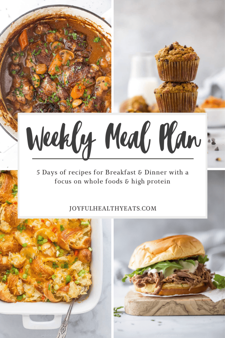 Weekly Meal Plan #42